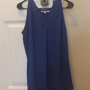 Violet and Claire size xl blue sleeveless blouse